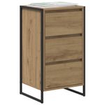 Casa si Gradina - Mobilier - Comode si corpuri - Comode - Bufet Stejar artizanal 42 x 36 x 75.5 cm Lemn compozit - Infinity.ro