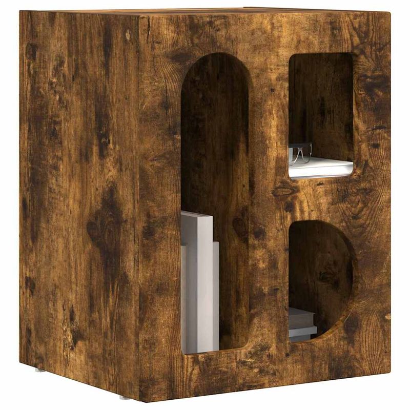 Casa si Gradina - Mobilier - Comode si corpuri - Noptiere - Noptiera Stejar fumuriu 40 x 35 x 50 cm Lemn compozit - Infinity.ro