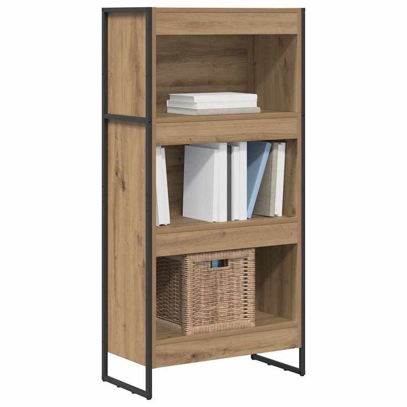 Casa si Gradina - Mobilier - Biblioteci si rafturi - Biblioteci - Dulap pentru carti Stejar artizanal 80 x 30 x 155 cm - Infinity.ro