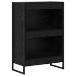 Casa si Gradina - Mobilier - Biblioteci si rafturi - Biblioteci - Dulap pentru carti Stejar Negru 80 x 30 x 155 cm Lemn compozit - Infinity.ro