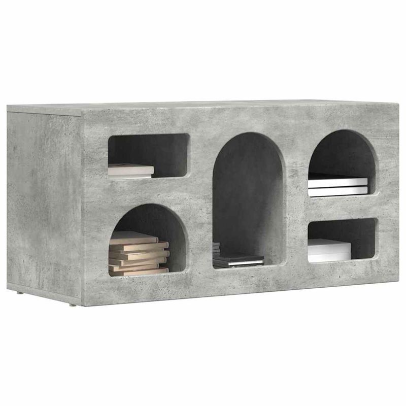 Casa si Gradina - Mobilier - Comode si corpuri - Comode - Cabinet TV Gri din beton 80 x 35 x 40 cm Lemn compozit - Infinity.ro