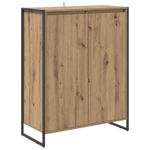 Casa si Gradina - Mobilier - Dulapuri si sifoniere - Dulapuri - Dulap pentru pantofi cu usa Stejar artizanal 79 x 36 x 100 cm - Infinity.ro