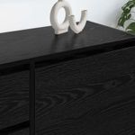 Casa si Gradina - Mobilier - Comode si corpuri - Comode - Cabinet TV Stejar Negru 100 x 36 x 49.5 cm Lemn compozit - Infinity.ro