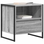 Casa si Gradina - Mobilier - Comode si corpuri - Noptiere - Noptiera 2 pcs Gri Sonoma 50 x 39,5 x 50 cm Lemn compozit - Infinity.ro