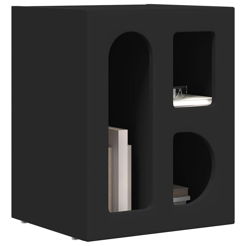 Casa si Gradina - Mobilier - Comode si corpuri - Noptiere - Noptiera Negru 40 x 35 x 50 cm Lemn compozit - Infinity.ro