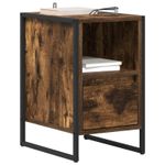 Casa si Gradina - Mobilier - Comode si corpuri - Noptiere - Noptiera 2 pcs Stejar fumuriu 39,5 x 30 x 50 cm Lemn compozit - Infinity.ro