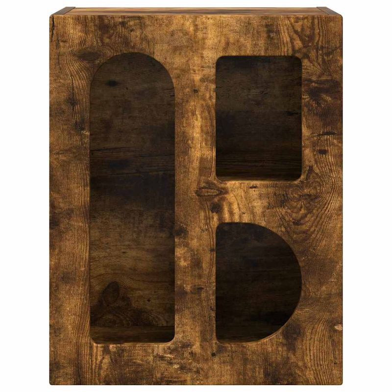 Casa si Gradina - Mobilier - Comode si corpuri - Noptiere - Noptiera Stejar fumuriu 40 x 35 x 50 cm Lemn compozit - Infinity.ro