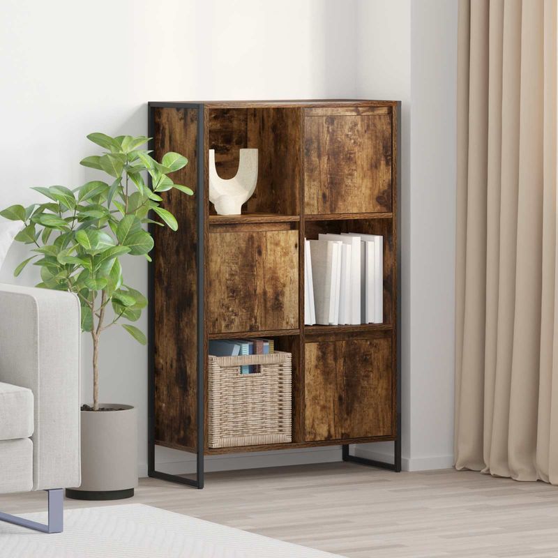 Casa si Gradina - Mobilier - Biblioteci si rafturi - Biblioteci - Dulap pentru carti Stejar fumuriu 68 x 30 x 108.5 cm - Infinity.ro