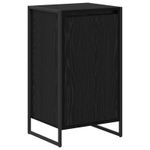 Casa si Gradina - Mobilier - Comode si corpuri - Comode - Bufet Stejar Negru 43 x 36 x 75,5 cm Lemn compozit - Infinity.ro