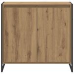 Casa si Gradina - Mobilier - Comode si corpuri - Comode - Dulap lateral Stejar artizanal 79 x 36 x 75 cm Lemn compozit - Infinity.ro