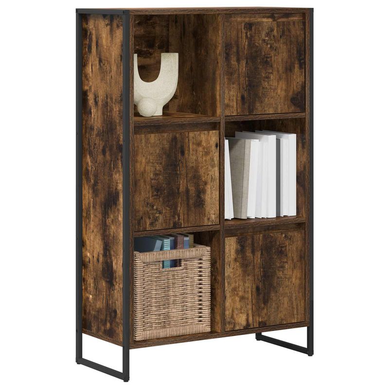 Casa si Gradina - Mobilier - Biblioteci si rafturi - Biblioteci - Dulap pentru carti Stejar fumuriu 68 x 30 x 108.5 cm - Infinity.ro
