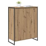 Casa si Gradina - Mobilier - Dulapuri si sifoniere - Dulapuri - Dulap pentru pantofi cu usa Stejar artizanal 79 x 36 x 100 cm - Infinity.ro