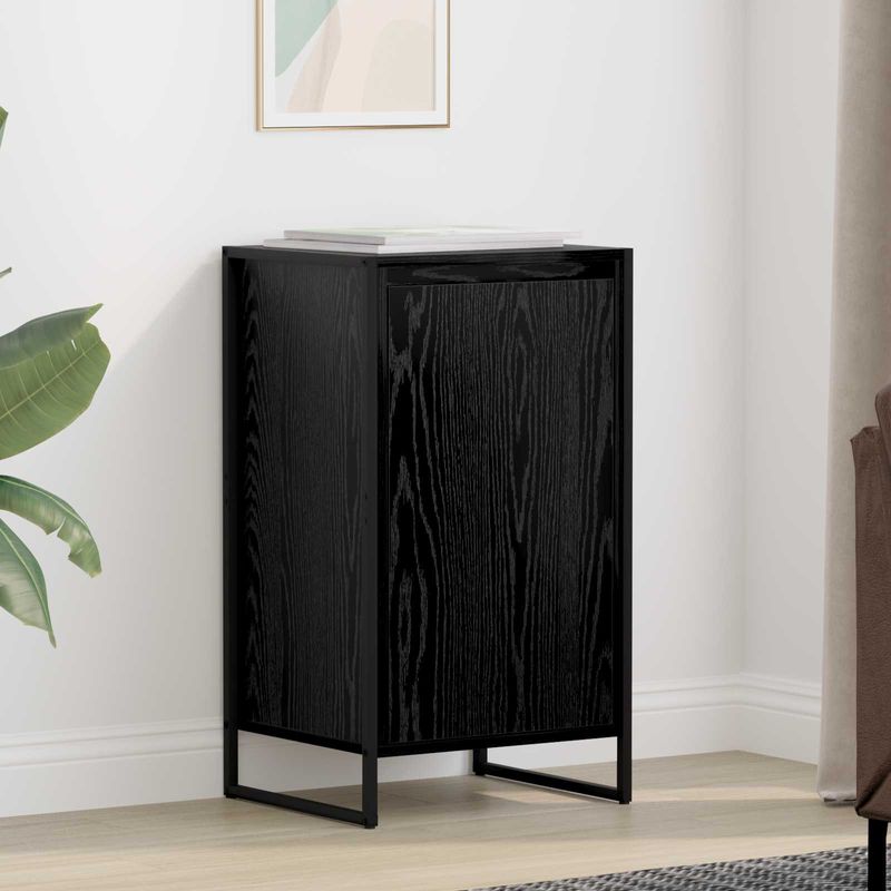 Casa si Gradina - Mobilier - Comode si corpuri - Comode - Bufet Stejar Negru 43 x 36 x 75,5 cm Lemn compozit - Infinity.ro