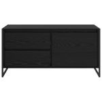 Casa si Gradina - Mobilier - Comode si corpuri - Comode - Cabinet TV Stejar Negru 100 x 36 x 49.5 cm Lemn compozit - Infinity.ro