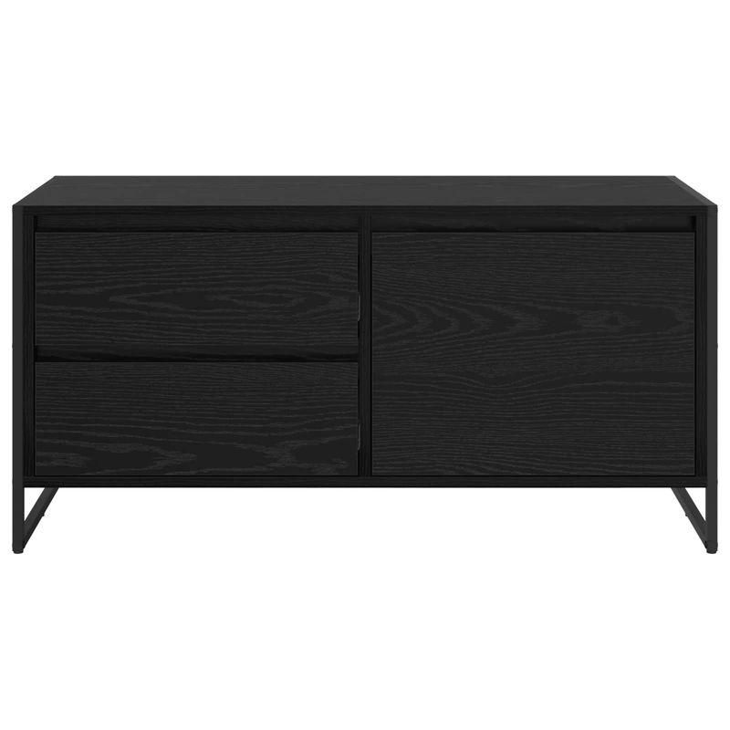 Casa si Gradina - Mobilier - Comode si corpuri - Comode - Cabinet TV Stejar Negru 100 x 36 x 49.5 cm Lemn compozit - Infinity.ro