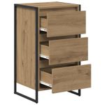 Casa si Gradina - Mobilier - Comode si corpuri - Comode - Bufet Stejar artizanal 42 x 36 x 75.5 cm Lemn compozit - Infinity.ro