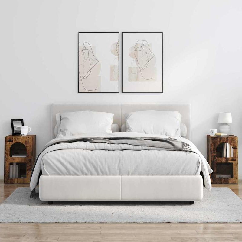 Casa si Gradina - Mobilier - Comode si corpuri - Noptiere - Noptiera 2 pcs Lemn vechi 29.5 x 35 x 50 cm Lemn compozit - Infinity.ro