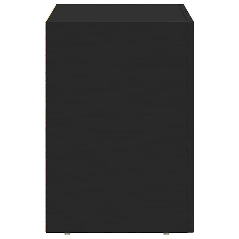 Casa si Gradina - Mobilier - Comode si corpuri - Noptiere - Noptiera Negru 40 x 35 x 50 cm Lemn compozit - Infinity.ro