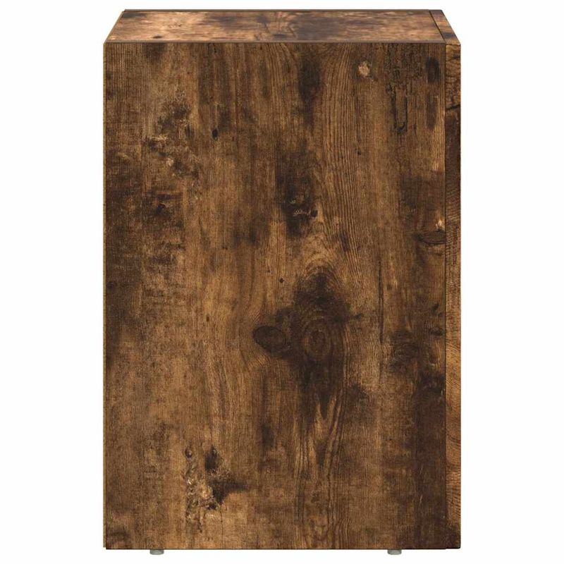 Casa si Gradina - Mobilier - Comode si corpuri - Noptiere - Noptiera Stejar fumuriu 29.5 x 35 x 50 cm Lemn compozit - Infinity.ro