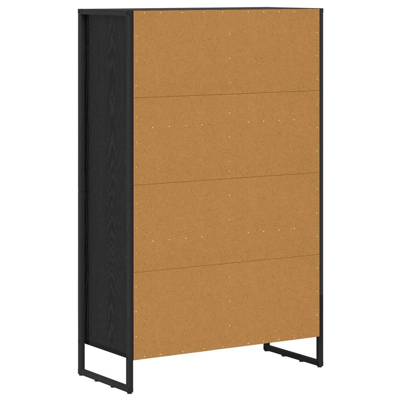 Casa si Gradina - Mobilier - Biblioteci si rafturi - Biblioteci - Dulap pentru carti Stejar Negru 99.5 x 30 x 108.5 cm - Infinity.ro