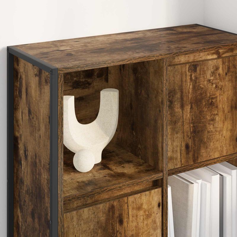 Casa si Gradina - Mobilier - Biblioteci si rafturi - Biblioteci - Dulap pentru carti Stejar fumuriu 68 x 30 x 108.5 cm - Infinity.ro