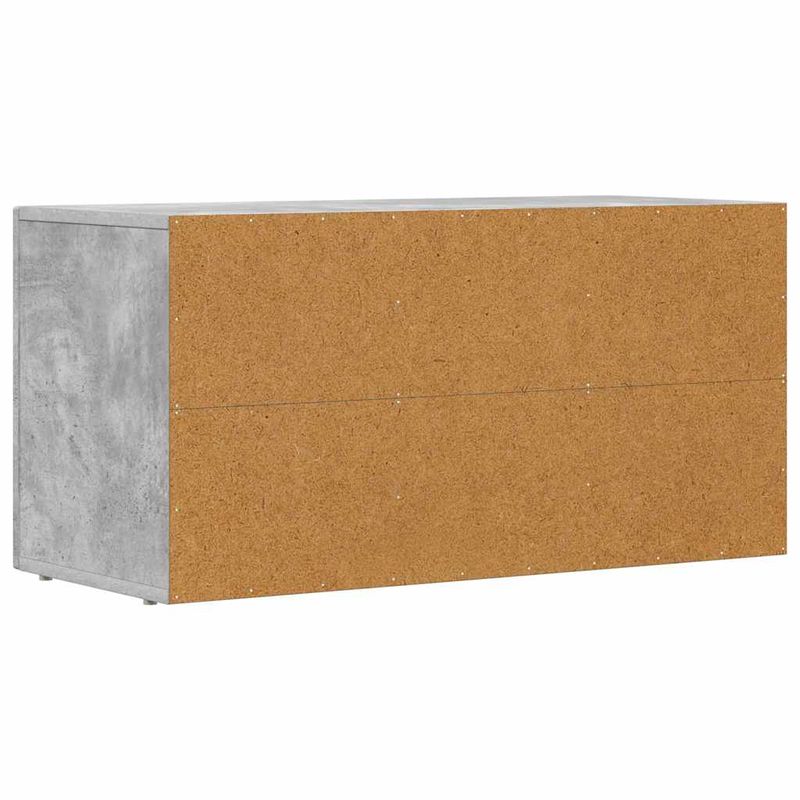 Casa si Gradina - Mobilier - Comode si corpuri - Comode - Cabinet TV Gri din beton 80 x 35 x 40 cm Lemn compozit - Infinity.ro
