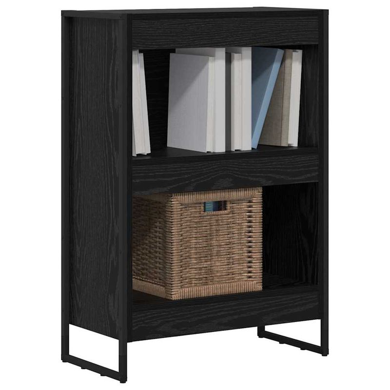 Casa si Gradina - Mobilier - Biblioteci si rafturi - Biblioteci - Dulap pentru carti Stejar Negru 80 x 30 x 155 cm Lemn compozit - Infinity.ro