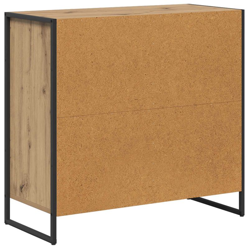 Casa si Gradina - Mobilier - Comode si corpuri - Comode - Dulap lateral Stejar artizanal 79 x 36 x 75 cm Lemn compozit - Infinity.ro