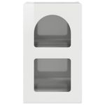 Casa si Gradina - Mobilier - Comode si corpuri - Noptiere - Noptiera 2 pcs Alb lucios 29.5 x 35 x 50 cm Lemn compozit - Infinity.ro