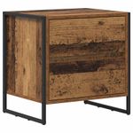 Casa si Gradina - Mobilier - Comode si corpuri - Noptiere - Noptiera 2 pcs Lemn Vechi 50 x 39.5 x 50 cm Lemn compozit - Infinity.ro