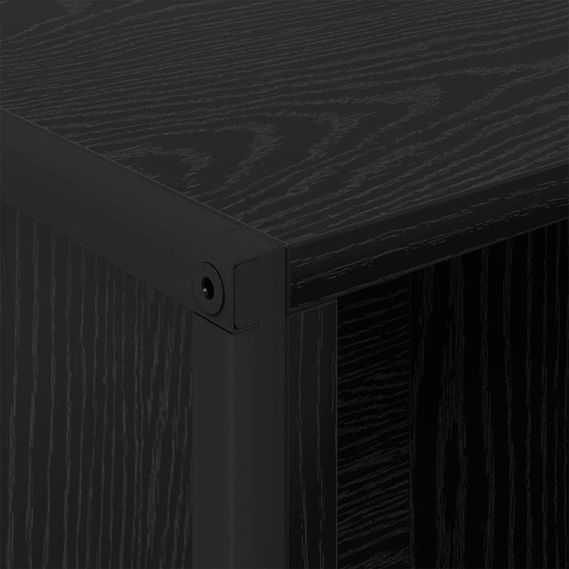 Casa si Gradina - Mobilier - Biblioteci si rafturi - Biblioteci - Dulap pentru carti Stejar Negru 99.5 x 30 x 108.5 cm - Infinity.ro