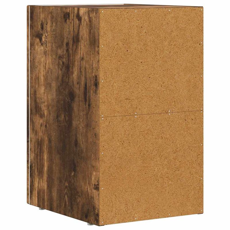 Casa si Gradina - Mobilier - Comode si corpuri - Noptiere - Noptiera Stejar fumuriu 29.5 x 35 x 50 cm Lemn compozit - Infinity.ro