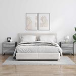 Casa si Gradina - Mobilier - Comode si corpuri - Noptiere - Noptiera 2 pcs Gri Sonoma 50 x 39.5 x 50 cm Lemn compozit - Infinity.ro