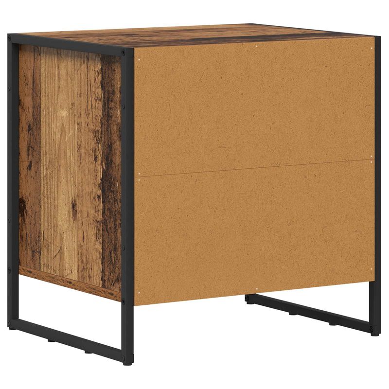 Casa si Gradina - Mobilier - Comode si corpuri - Noptiere - Noptiera cu sertar Lemn Vechi 50 x 39.5 x 50 cm Lemn compozit - Infinity.ro
