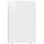 Casa si Gradina - Mobilier - Comode si corpuri - Noptiere - Noptiera 2 pcs Alb lucios 29.5 x 35 x 50 cm Lemn compozit - Infinity.ro