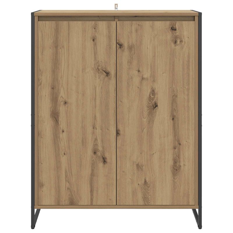 Casa si Gradina - Mobilier - Dulapuri si sifoniere - Dulapuri - Dulap pentru pantofi cu usa Stejar artizanal 79 x 36 x 100 cm - Infinity.ro