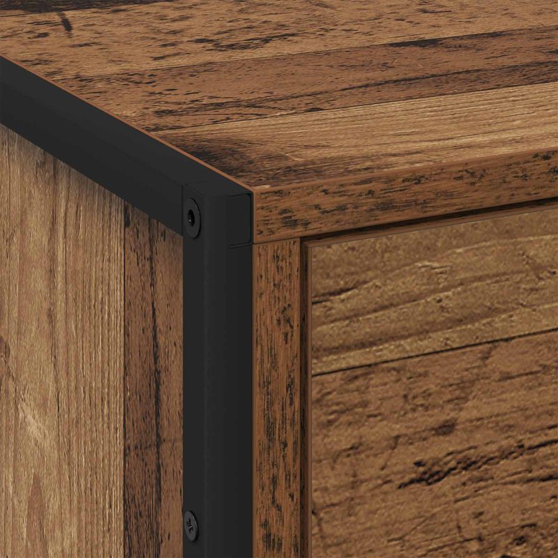 Casa si Gradina - Mobilier - Comode si corpuri - Noptiere - Noptiera cu sertar Lemn Vechi 50 x 39.5 x 50 cm Lemn compozit - Infinity.ro