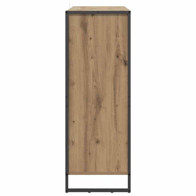 Casa si Gradina - Mobilier - Dulapuri si sifoniere - Dulapuri - Dulap pentru pantofi cu usa Stejar artizanal 79 x 36 x 100 cm - Infinity.ro