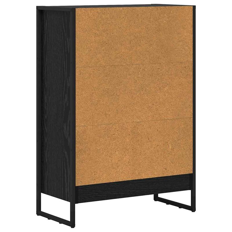 Casa si Gradina - Mobilier - Biblioteci si rafturi - Biblioteci - Dulap pentru carti Stejar Negru 80 x 30 x 155 cm Lemn compozit - Infinity.ro