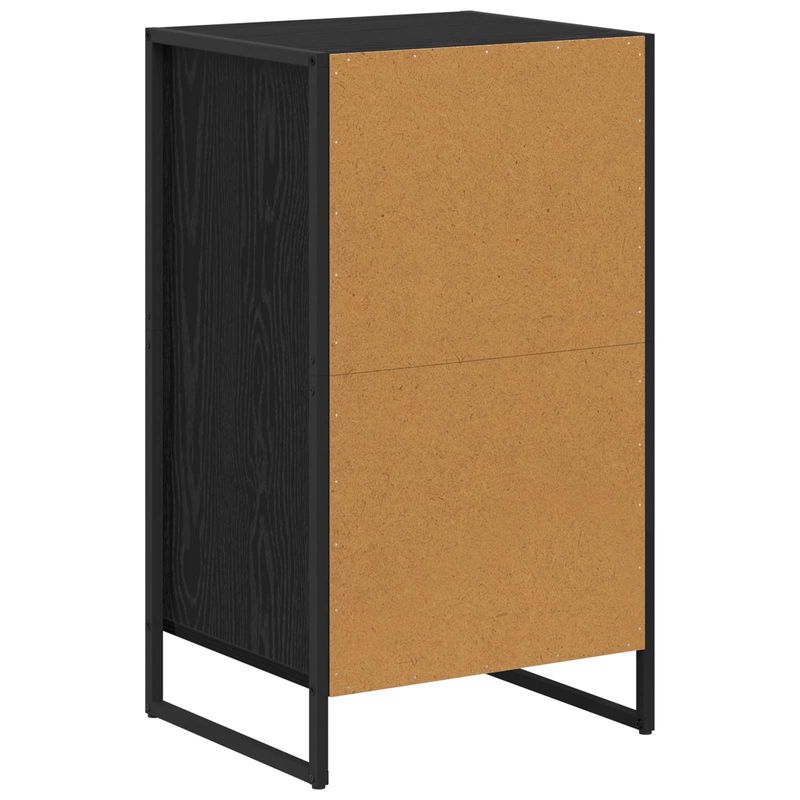 Casa si Gradina - Mobilier - Comode si corpuri - Comode - Bufet Stejar Negru 43 x 36 x 75,5 cm Lemn compozit - Infinity.ro