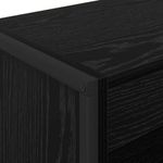 Casa si Gradina - Mobilier - Biblioteci si rafturi - Biblioteci - Dulap pentru carti Stejar Negru 80 x 30 x 155 cm Lemn compozit - Infinity.ro
