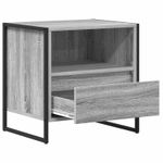 Casa si Gradina - Mobilier - Comode si corpuri - Noptiere - Noptiera 2 pcs Gri Sonoma 50 x 39,5 x 50 cm Lemn compozit - Infinity.ro