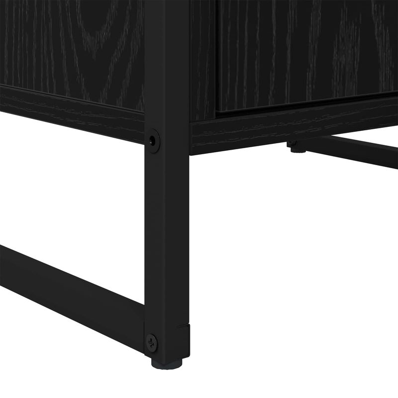 Casa si Gradina - Mobilier - Comode si corpuri - Comode - Bufet Stejar Negru 43 x 36 x 75,5 cm Lemn compozit - Infinity.ro