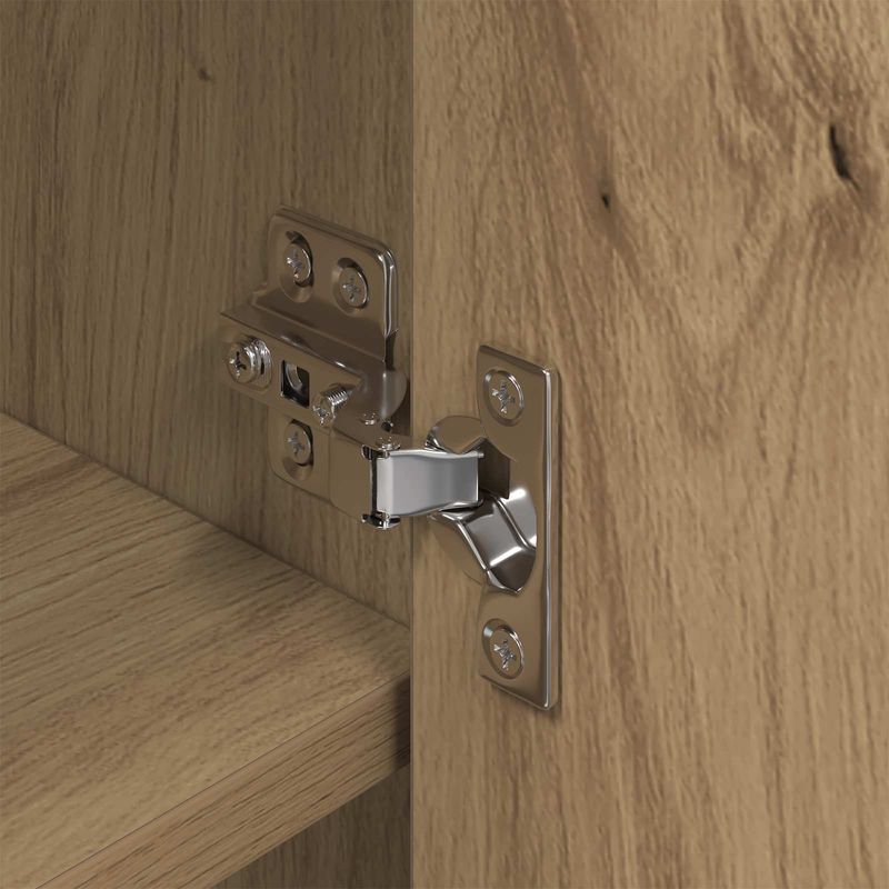 Casa si Gradina - Mobilier - Dulapuri si sifoniere - Dulapuri - Dulap pentru pantofi cu usa Stejar artizanal 79 x 36 x 100 cm - Infinity.ro