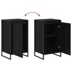 Casa si Gradina - Mobilier - Comode si corpuri - Comode - Bufet Stejar Negru 43 x 36 x 75,5 cm Lemn compozit - Infinity.ro