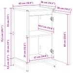 Casa si Gradina - Mobilier - Comode si corpuri - Comode - Bufet Sonoma 43 x 36 x 75,5 cm Lemn compozit - Infinity.ro