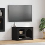 Casa si Gradina - Mobilier - Comode si corpuri - Comode - Cabinet TV Negru 60 x 35 x 40 cm Lemn compozit - Infinity.ro