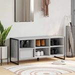 Casa si Gradina - Mobilier - Organizare si depozitare - Organizator incaltaminte - Dulap pentru pantofi Gri Sonoma 60 x 35 x 44 cm Lemn compozit - Infinity.ro