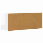 Casa si Gradina - Mobilier - Comode si corpuri - Comode - Cabinet TV Alb lucios 100 x 35 x 40 cm Lemn compozit - Infinity.ro