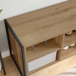 Casa si Gradina - Mobilier - Organizare si depozitare - Organizator incaltaminte - Dulap pentru pantofi Stejar artizanal 60 x 35 x 44 cm - Infinity.ro